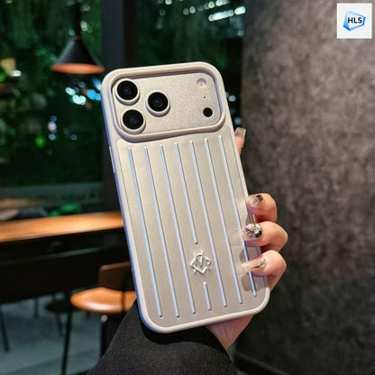RIMOWA-Style Luxury Case for iPhone 17 Pro Max